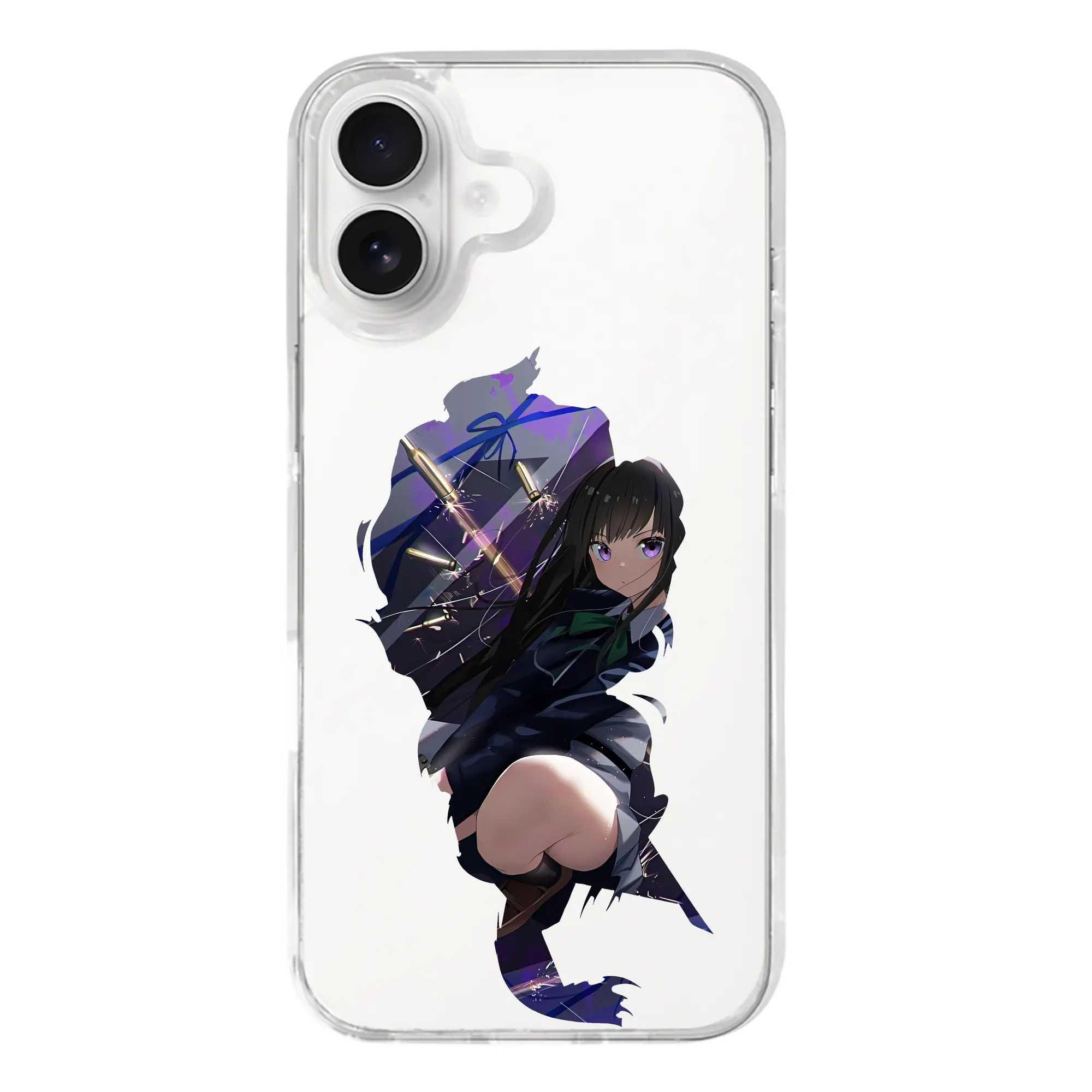 リコリス・リコイル グッズ,井ノ上たきな - iPhone 17シリーズ 透明スマホケース – 薄型・耐衝撃・精密フィット保護カバー